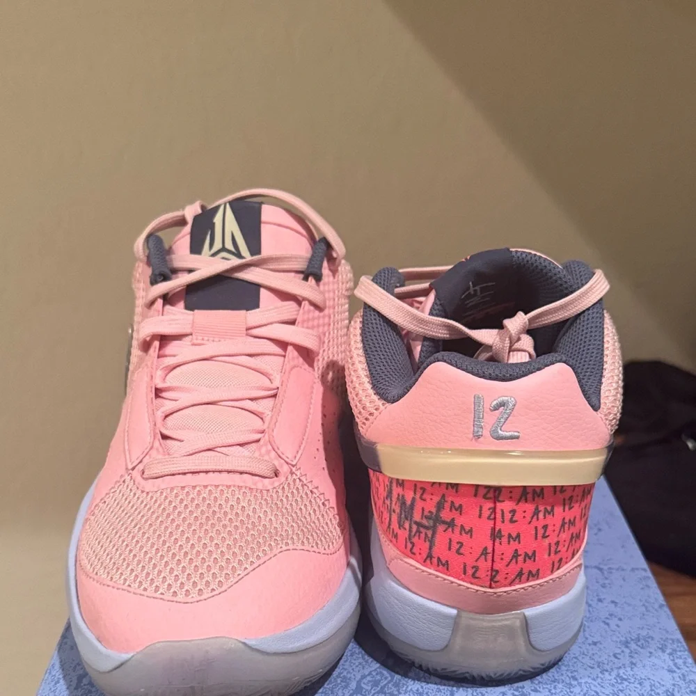 (Used three times) Nike Ja 1 Day One Soft Pink Basketball shoe - Picture 4 of 6
